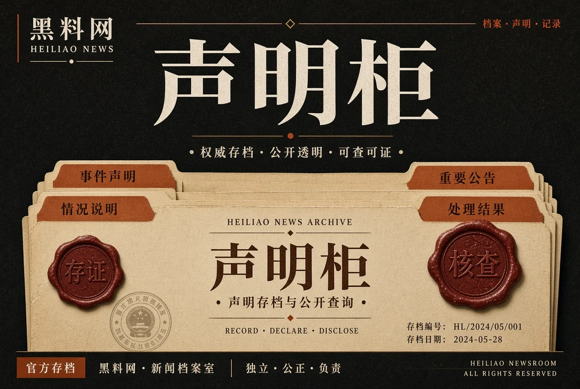 公开回应及声明阅读视觉